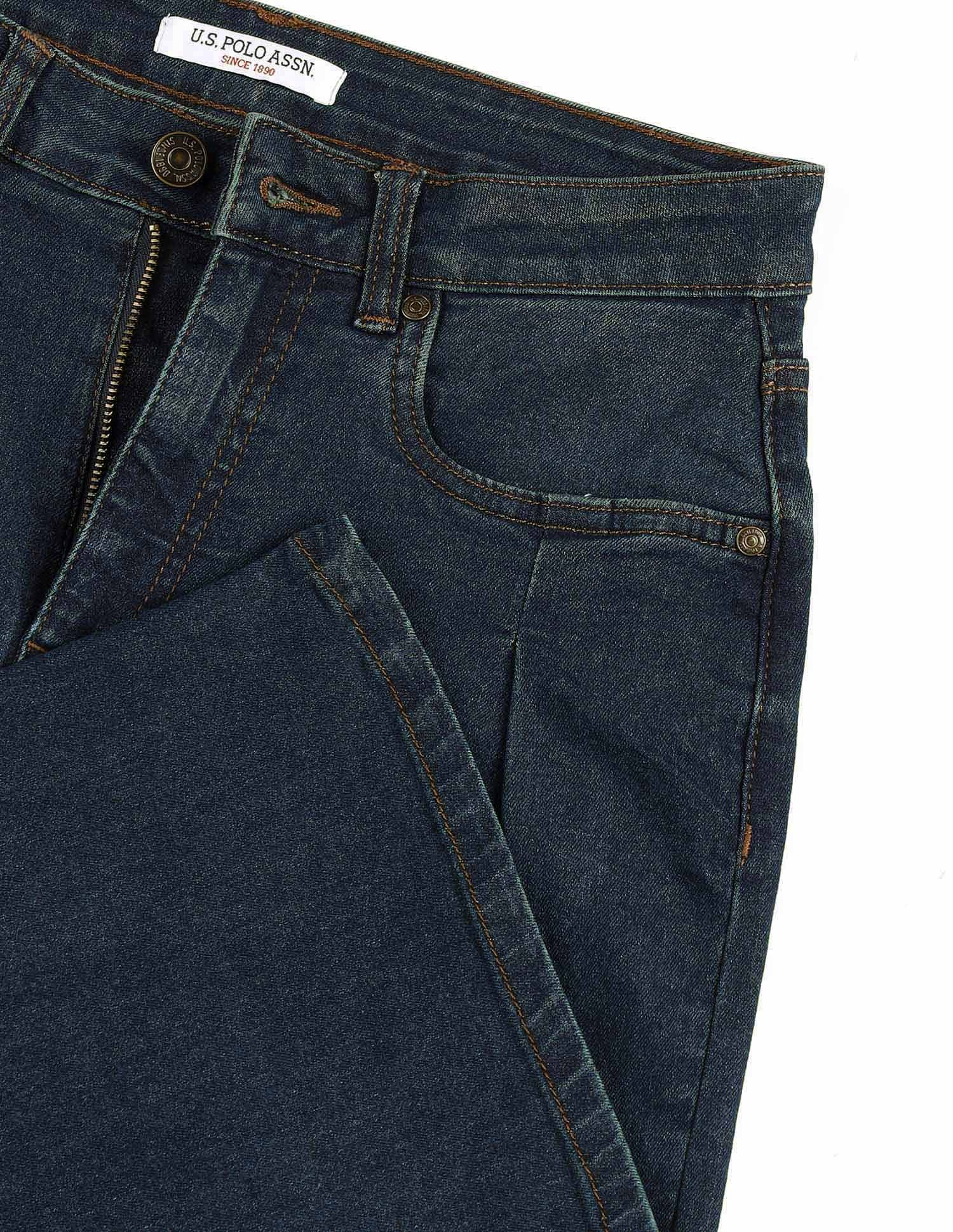 U.S. Polo Assn. Women High Rise Wide Leg Fit Jeans