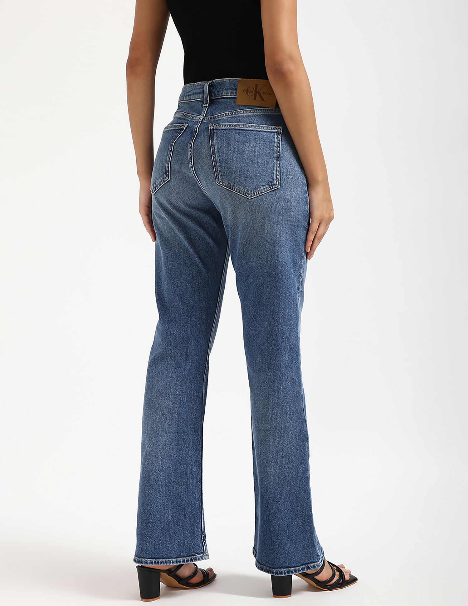 Calvin Klein Jeans Bootcut Mid Rise Jeans