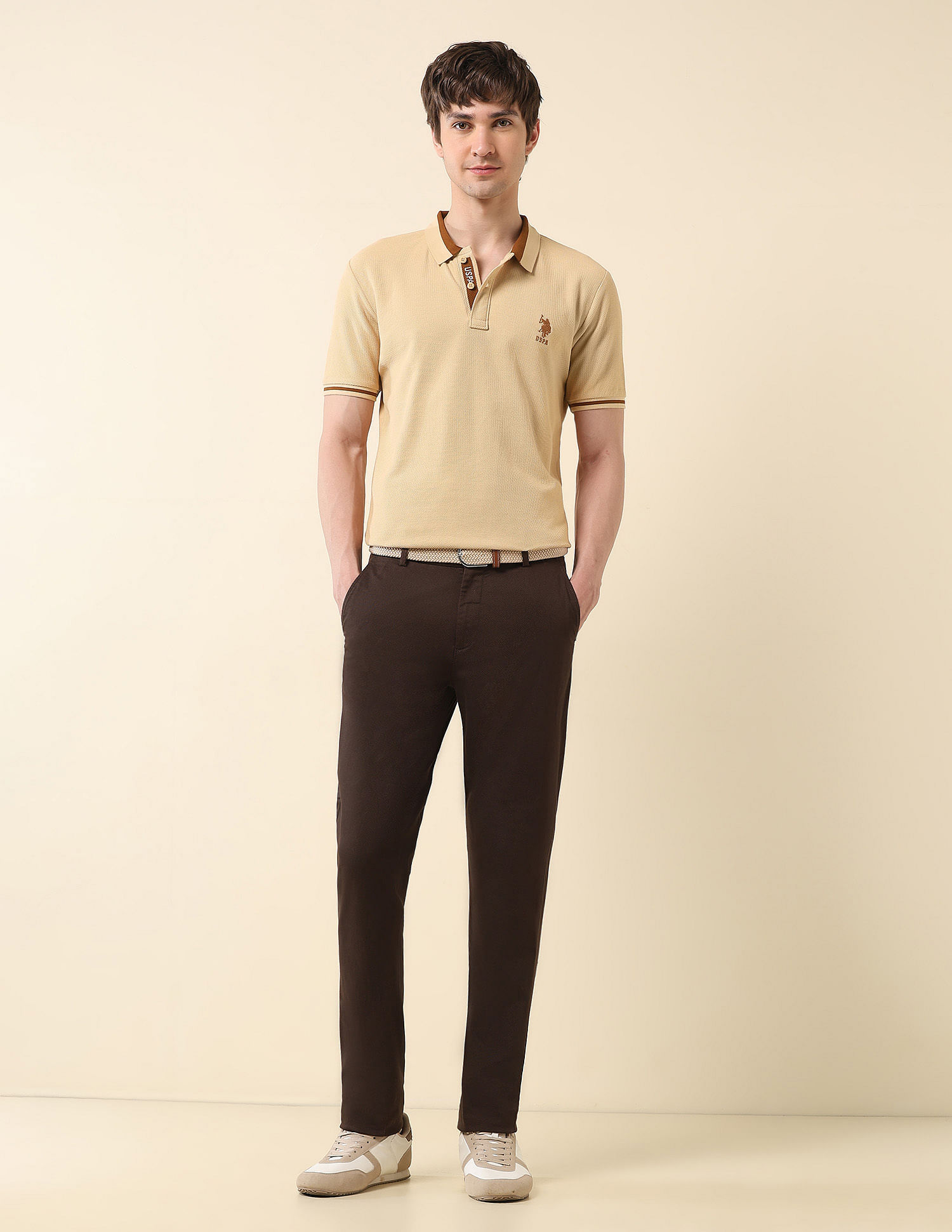 U.S. Polo Assn. Textured Classic Polo Shirt