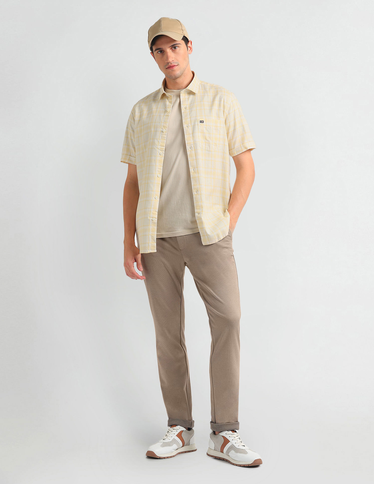 Arrow Sports Tartan Check Liberty Classic Fit Shirt