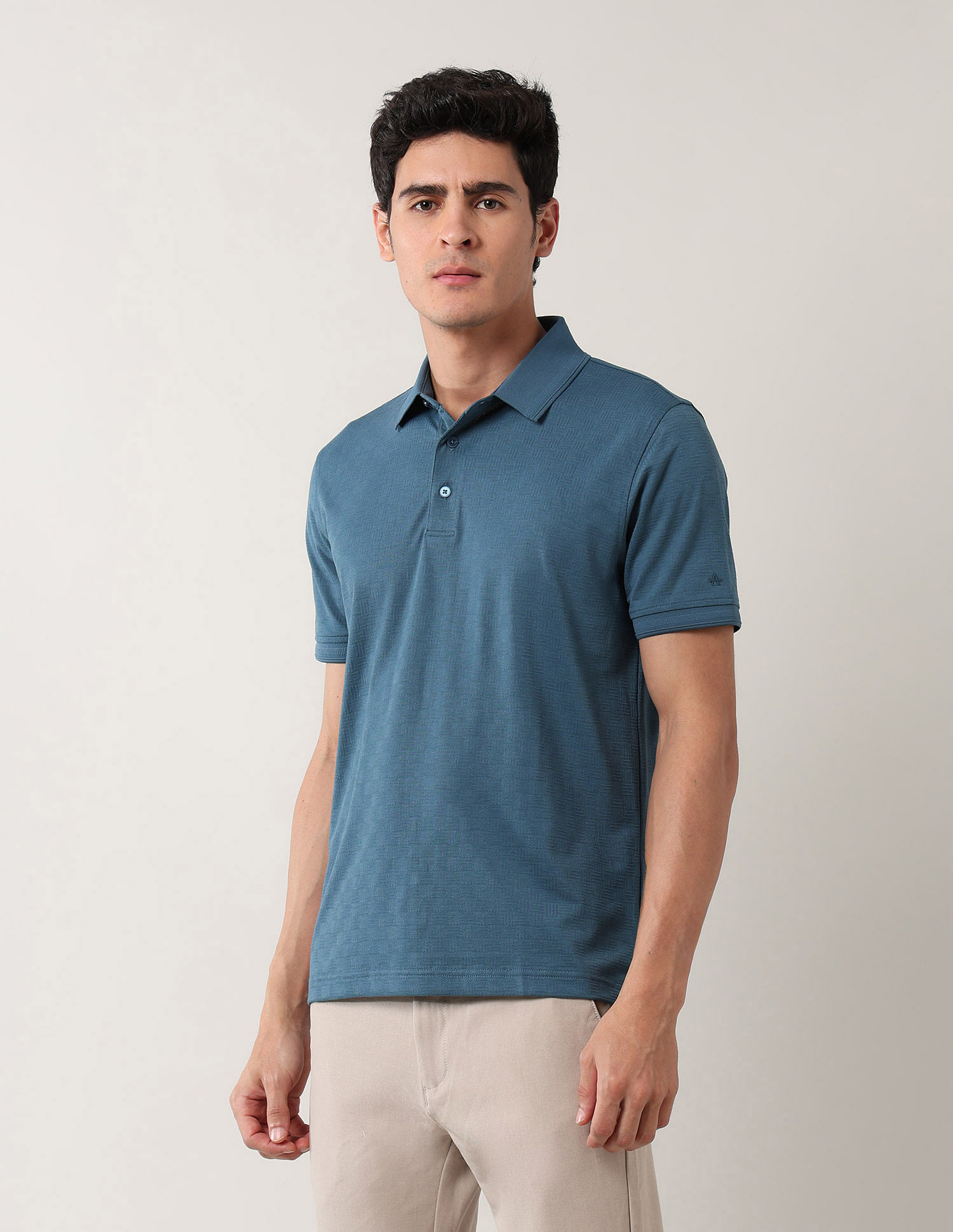 Arrow Solid Pure Cotton Polo Shirt
