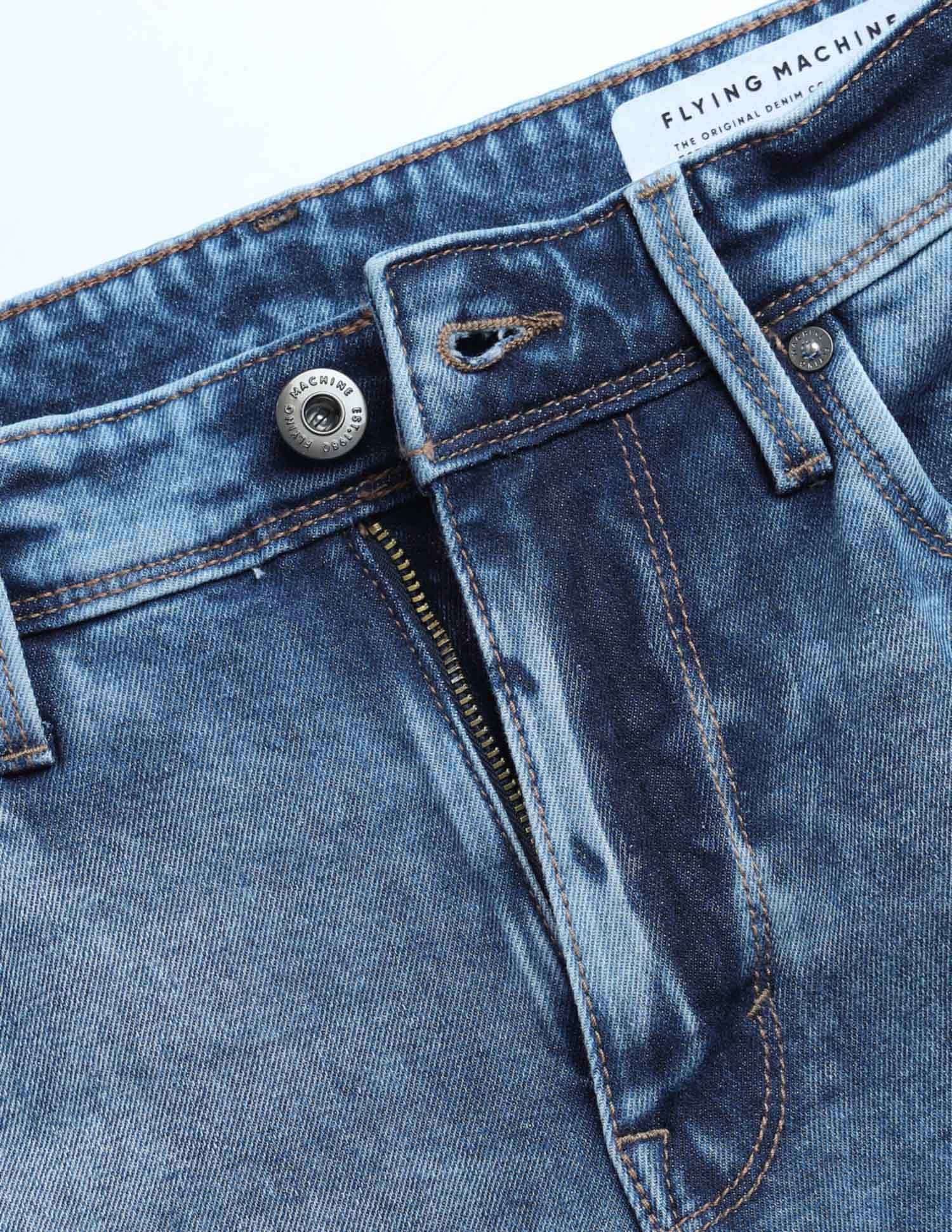 Flying Machine Freddie Slim Straight Fit Style Denim Jeans