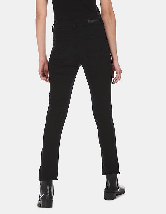U.S. Polo Assn. Women Mid Rise Rinsed Skinny Fit Jeans