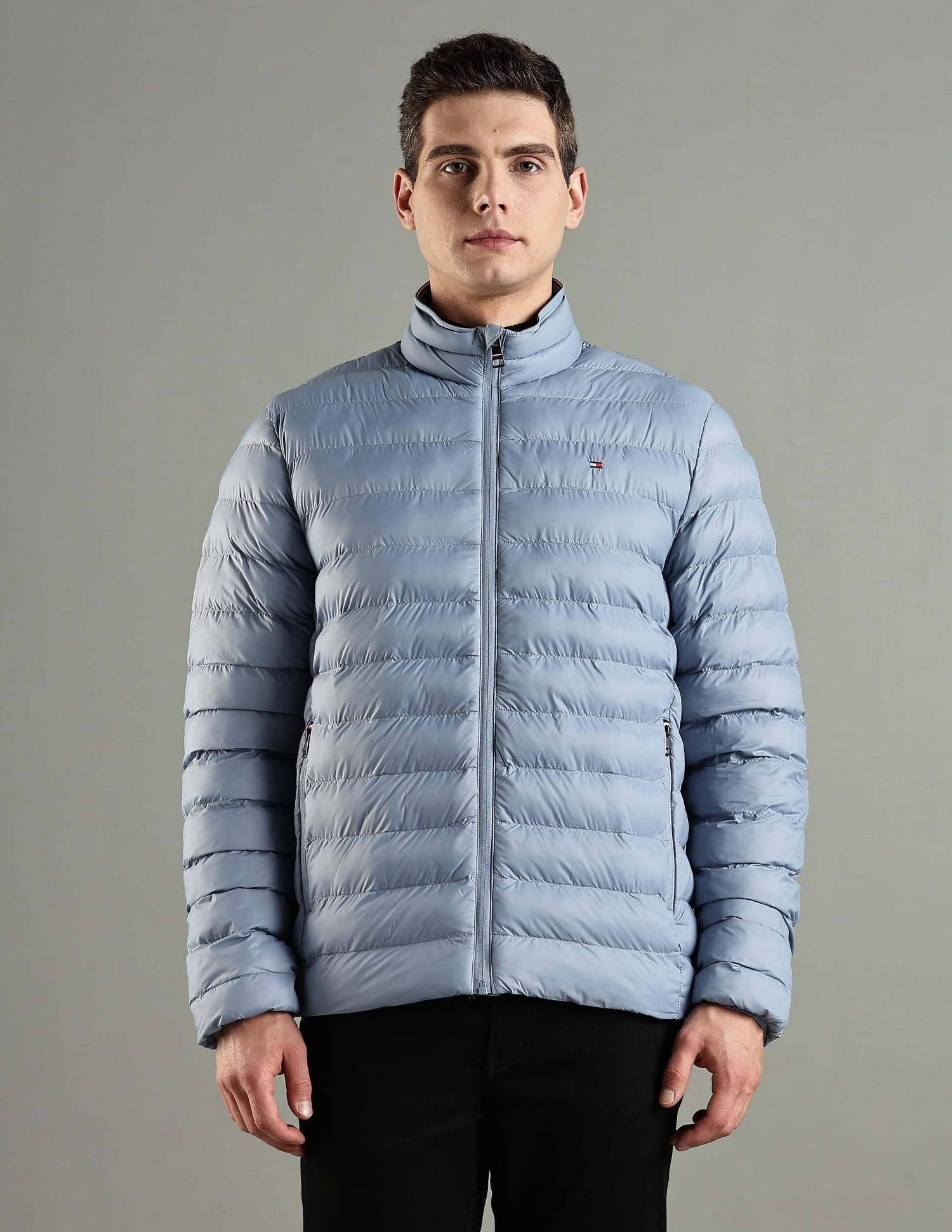 Buy Tommy Hilfiger Quilted Regular-Fit Nylon Jacket - NNNOW.com