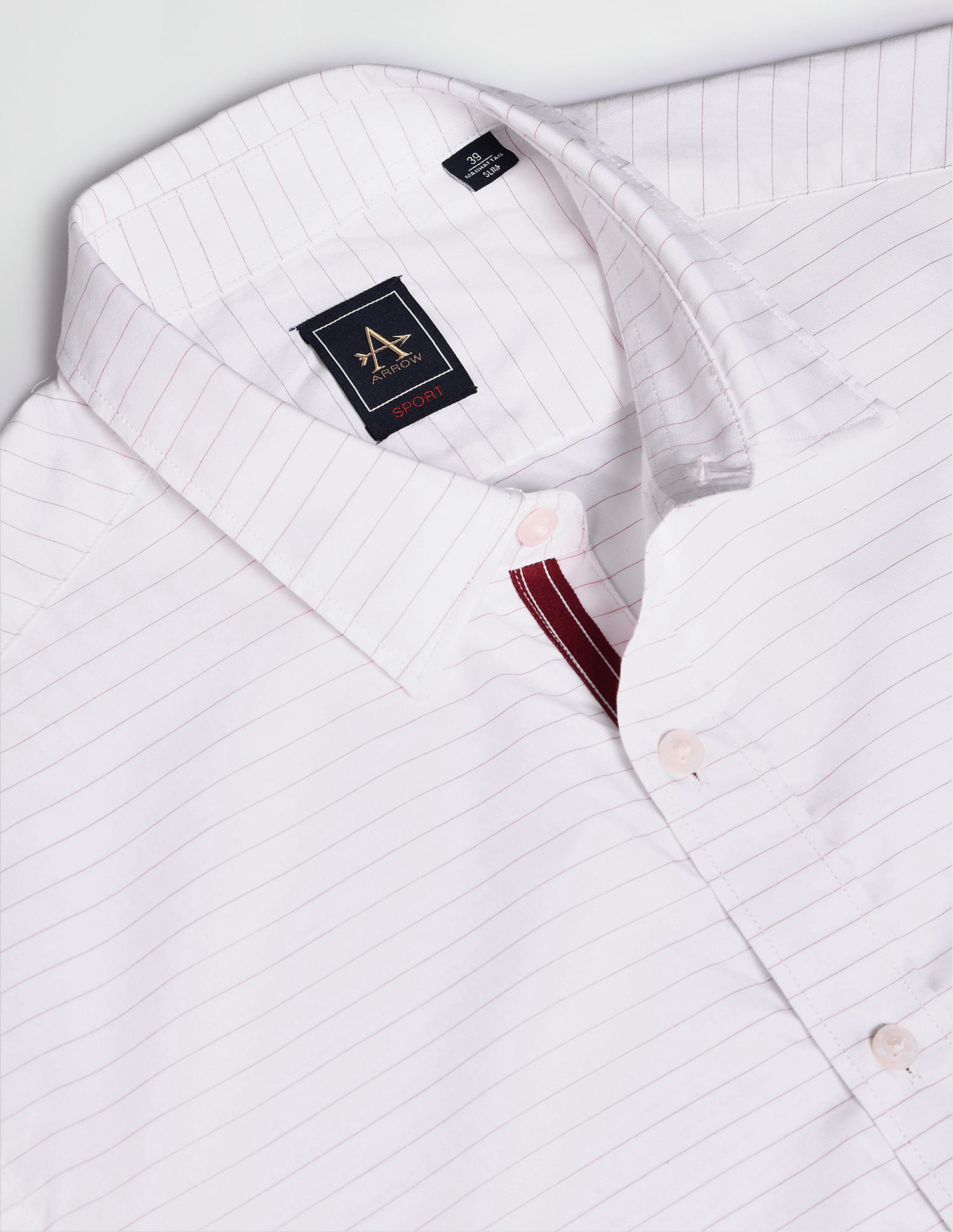 Arrow Sports Horizontal Stripe Cotton Casual Shirt