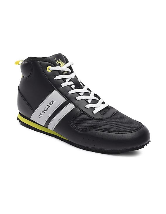 Buy U.S. Polo Assn. Men Mid Top Panelled Semny Sneakers - NNNOW.com