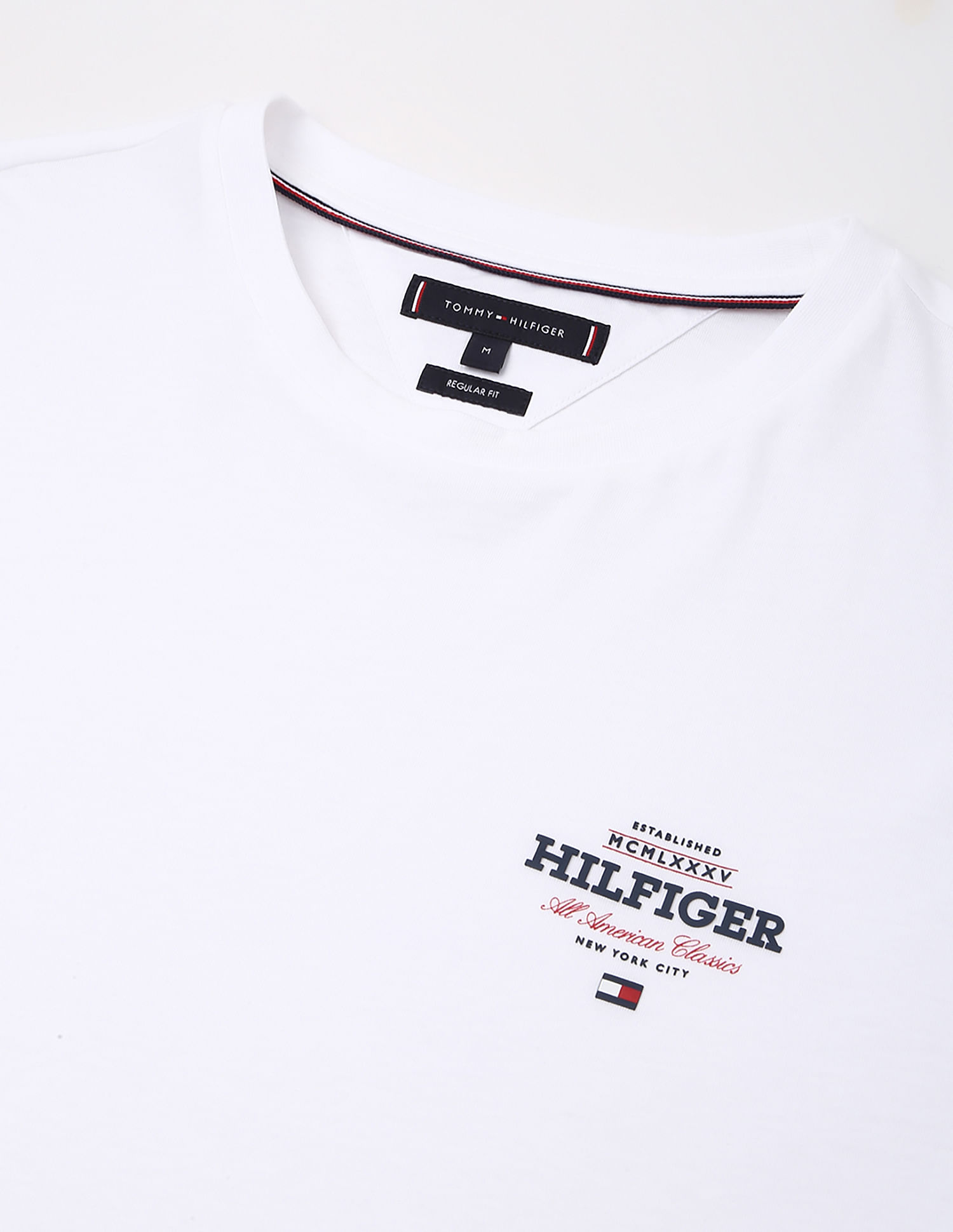 Tommy Hilfiger Logo Regular-Fit Cotton T-Shirt