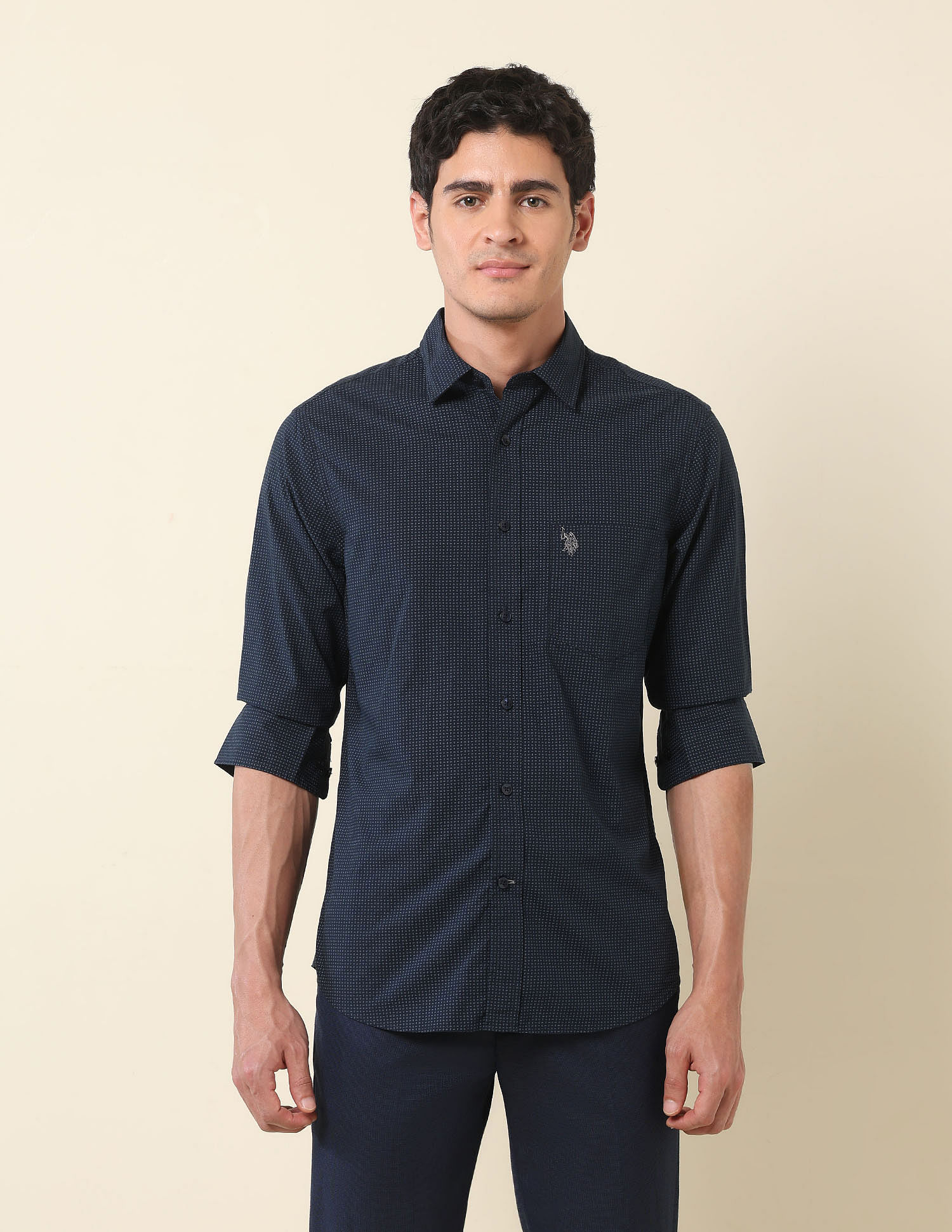 U.S. Polo Assn. Pure Cotton Paisley Printed Shirt