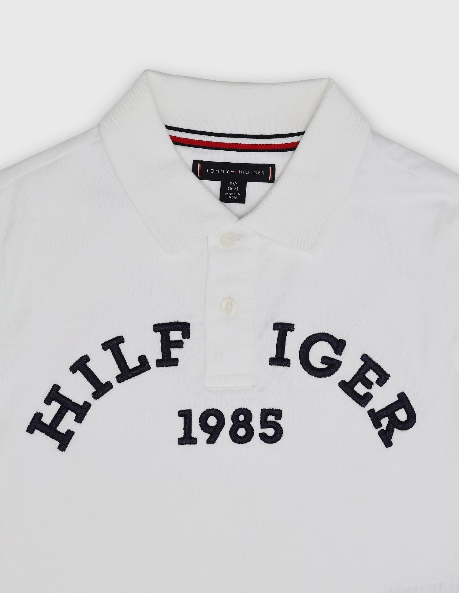 Tommy Hilfiger Kids Boys Printed Regular-Fit Cotton Polo Shirt