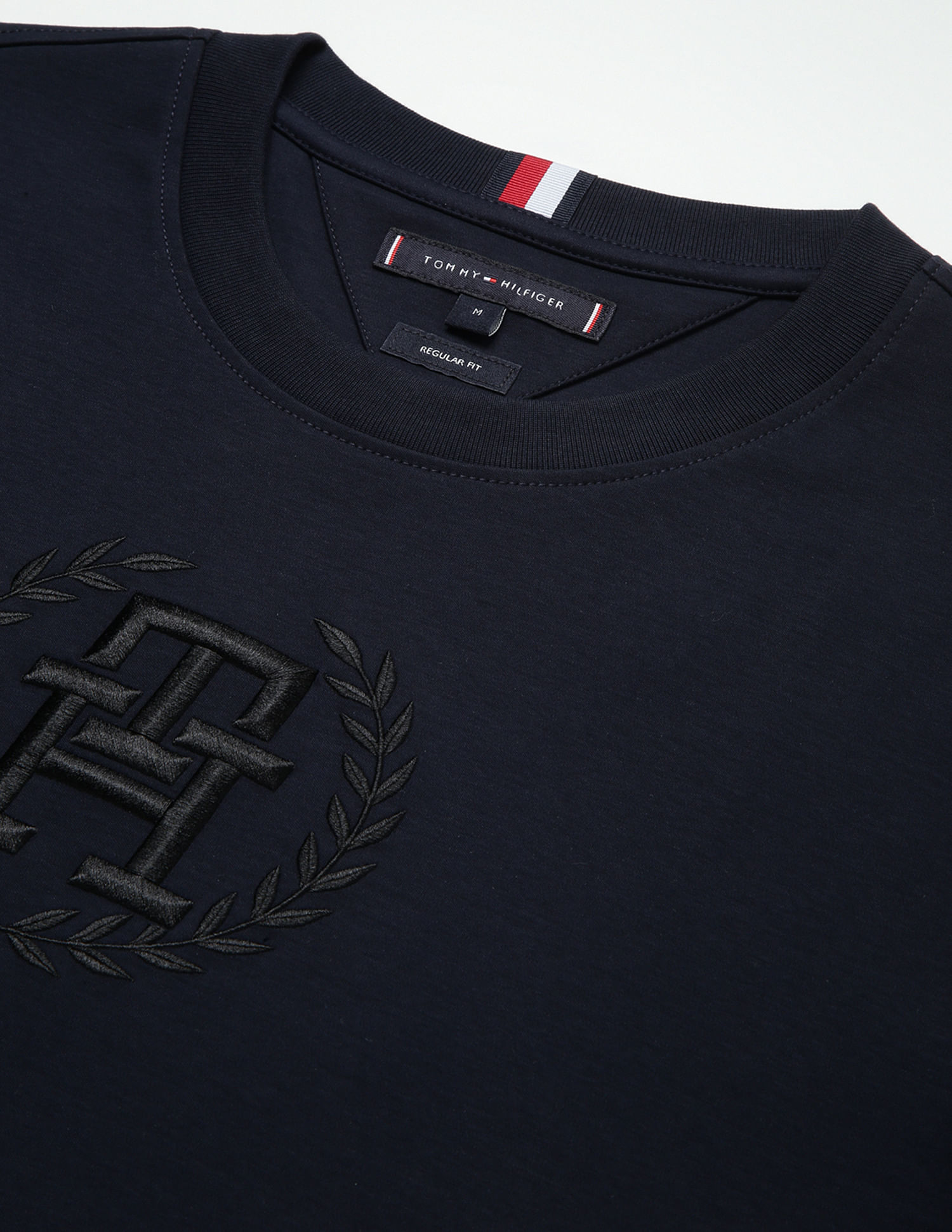 Tommy Hilfiger Sustainable Embroidered Laurel T-Shirt