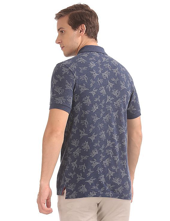 U.S. Polo Assn. Printed Slim Fit Polo Shirt
