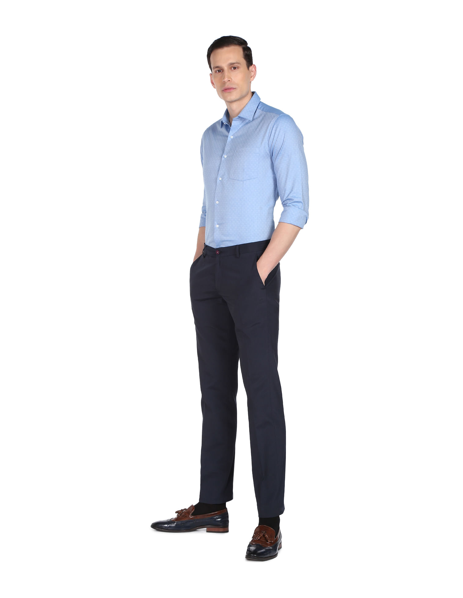 Arrow Twill Weave Manhattan Slim Fit Shirt