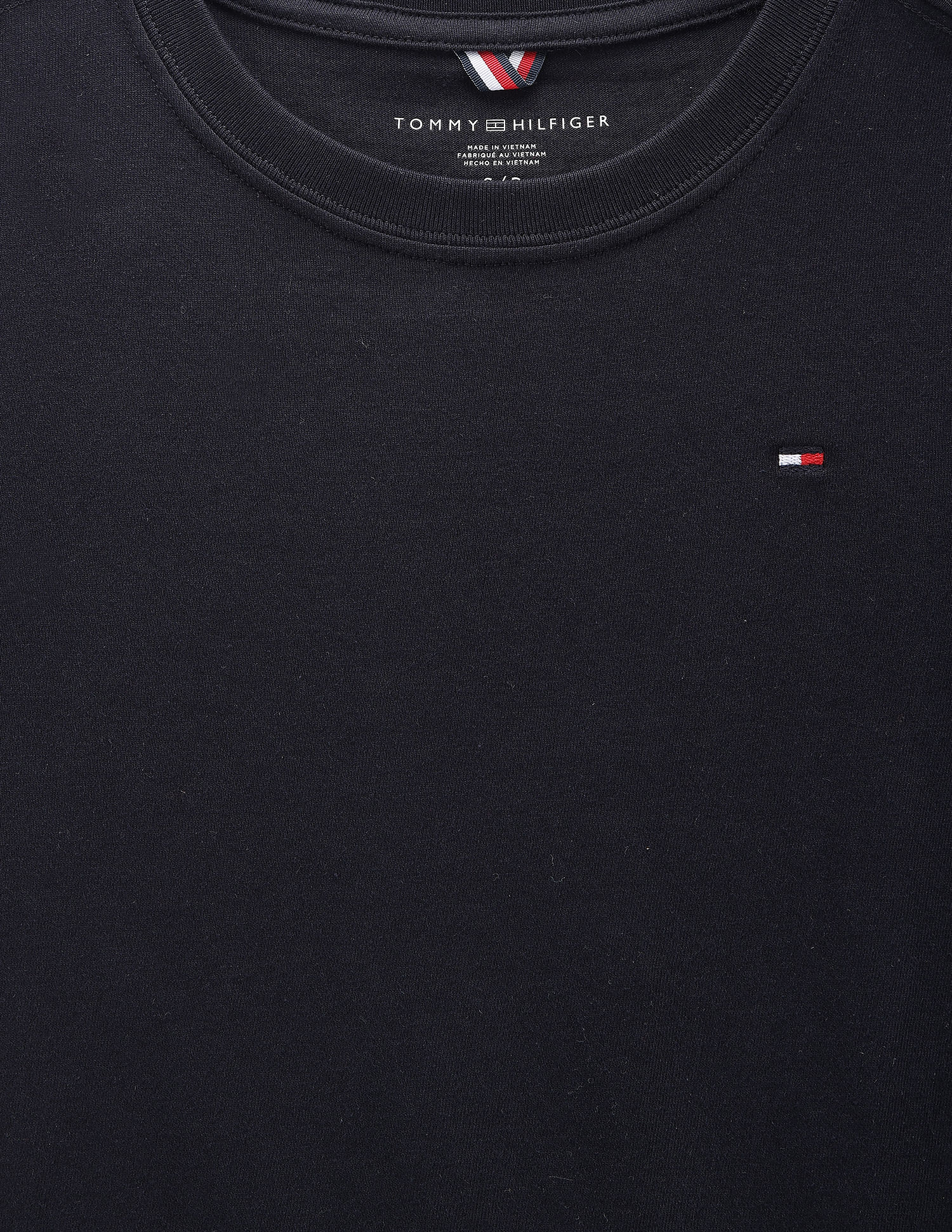 Tommy Hilfiger Kids Boys Cotton Solid T-Shirt
