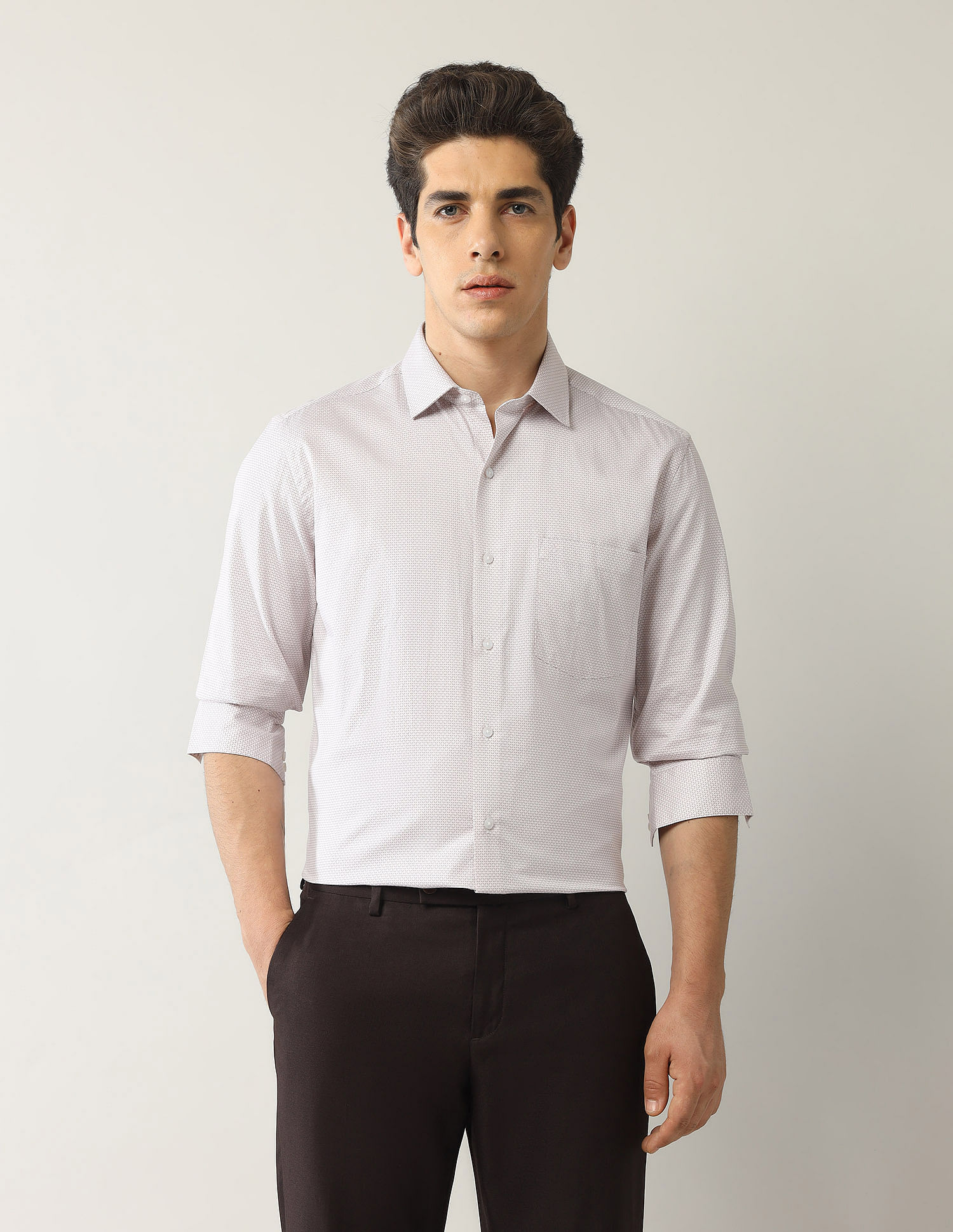 Arrow Liberty Classic Fit Pure Cotton Twill Shirt