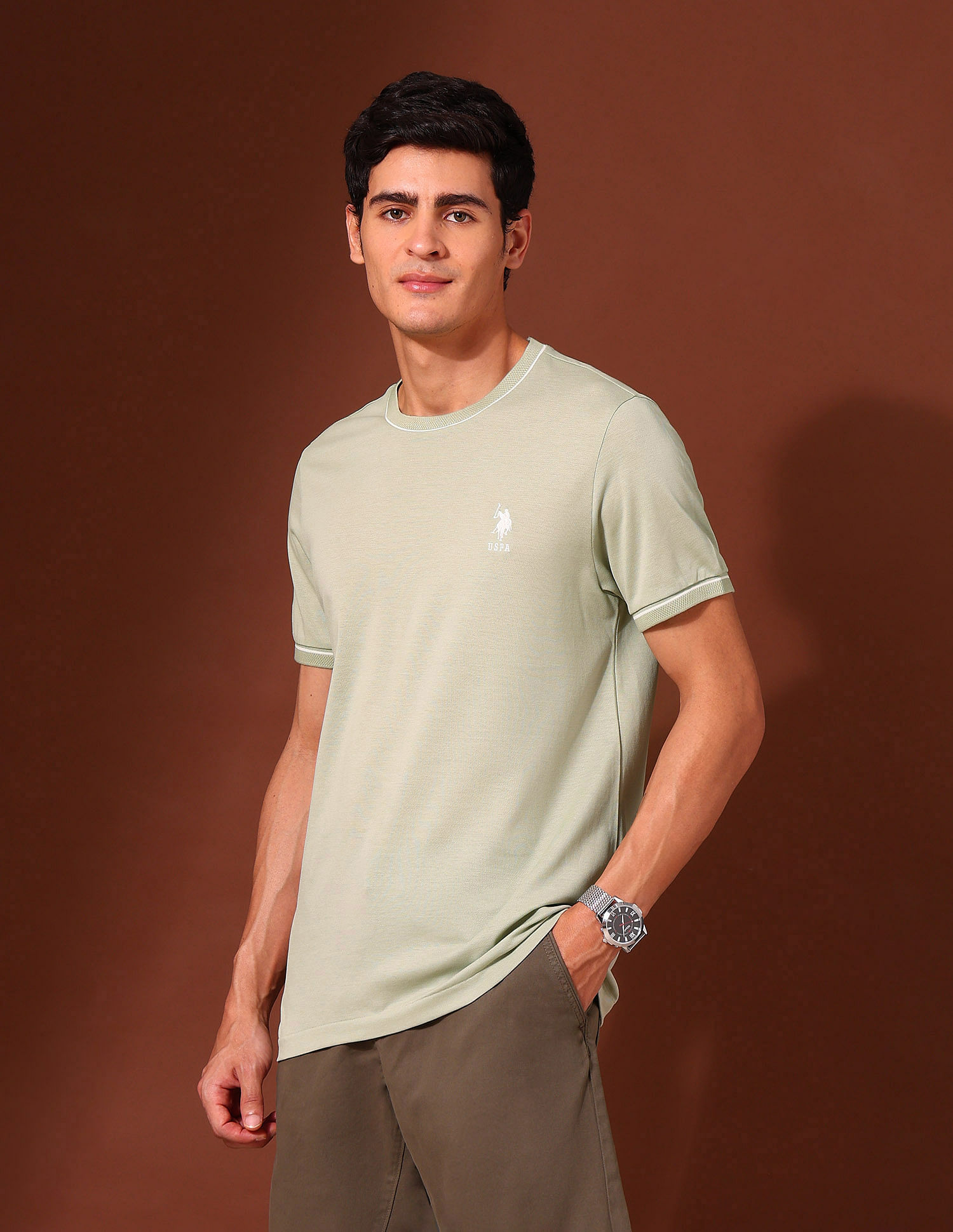 U.S. Polo Assn. Solid Pure Cotton Classic T-Shirt