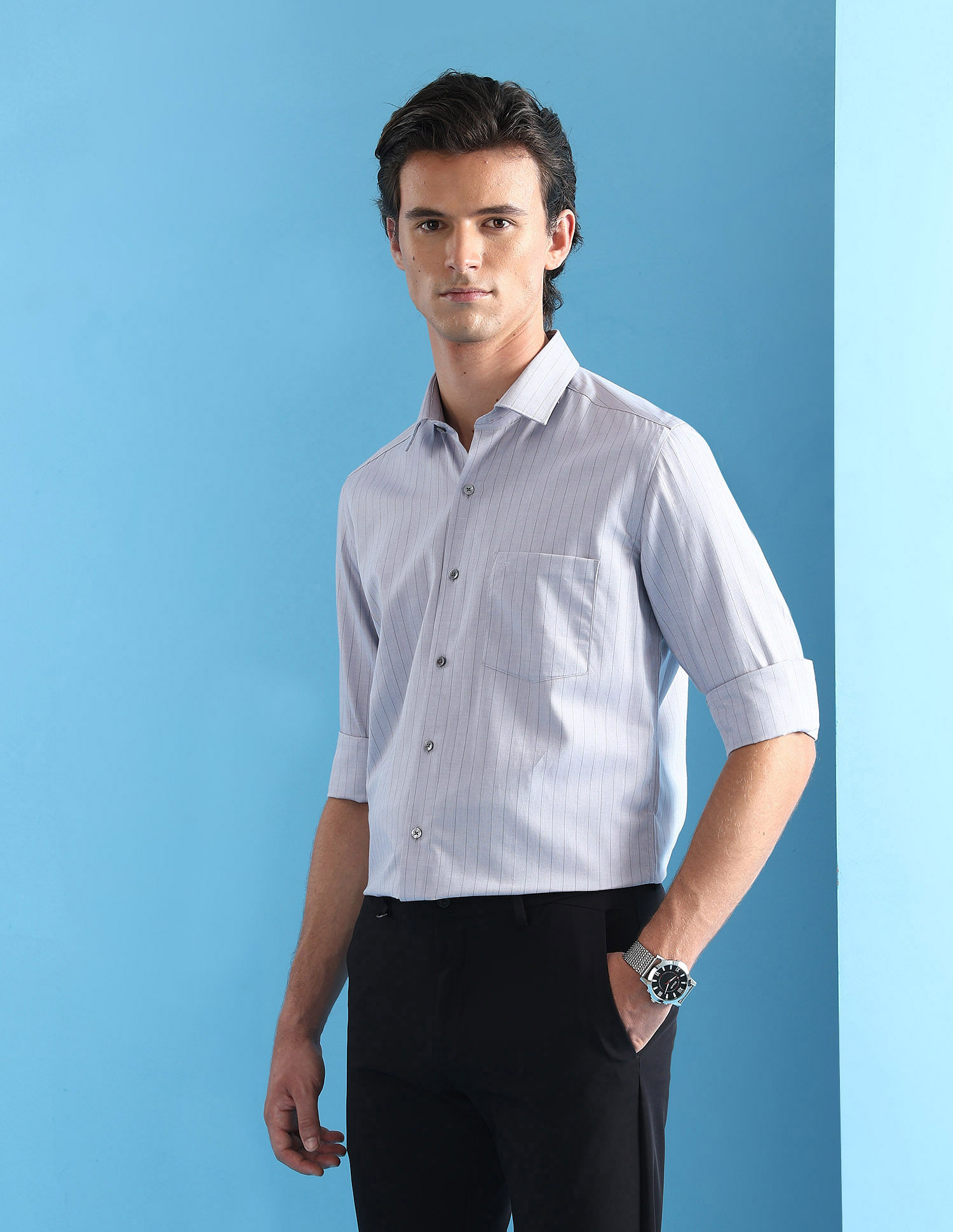 Arrow Manhattan Slim Fit Velocity Shirt