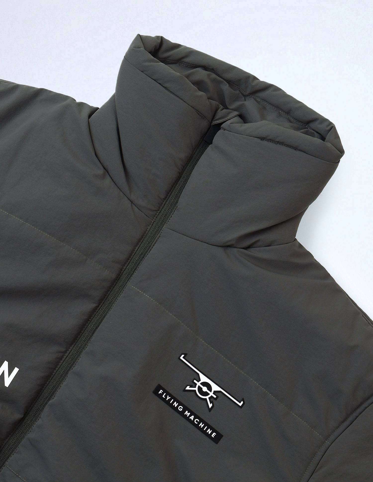 Flying Machine Relaxed Fit Printed Padded Jacket
