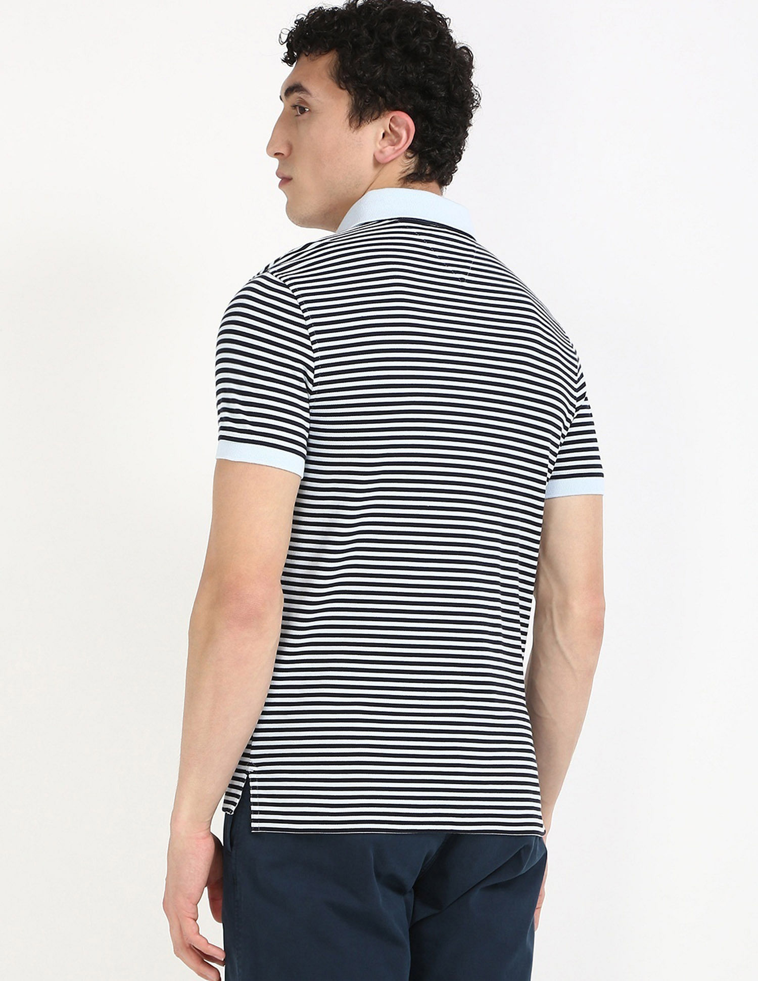 Tommy Hilfiger Striped Slim-Fit Cotton T-Shirt