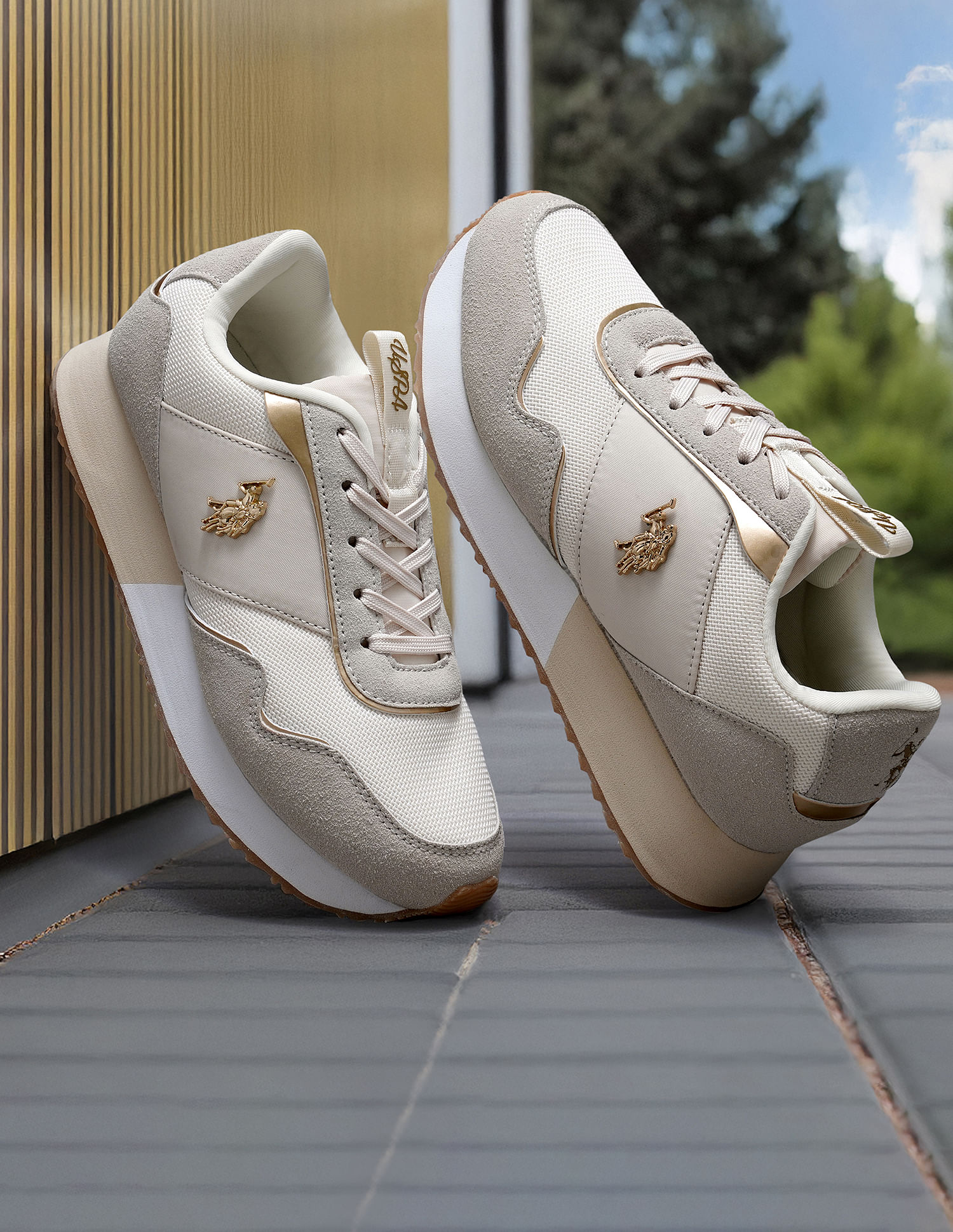 U.S. Polo Assn. Women Colour Block Judy Sneakers