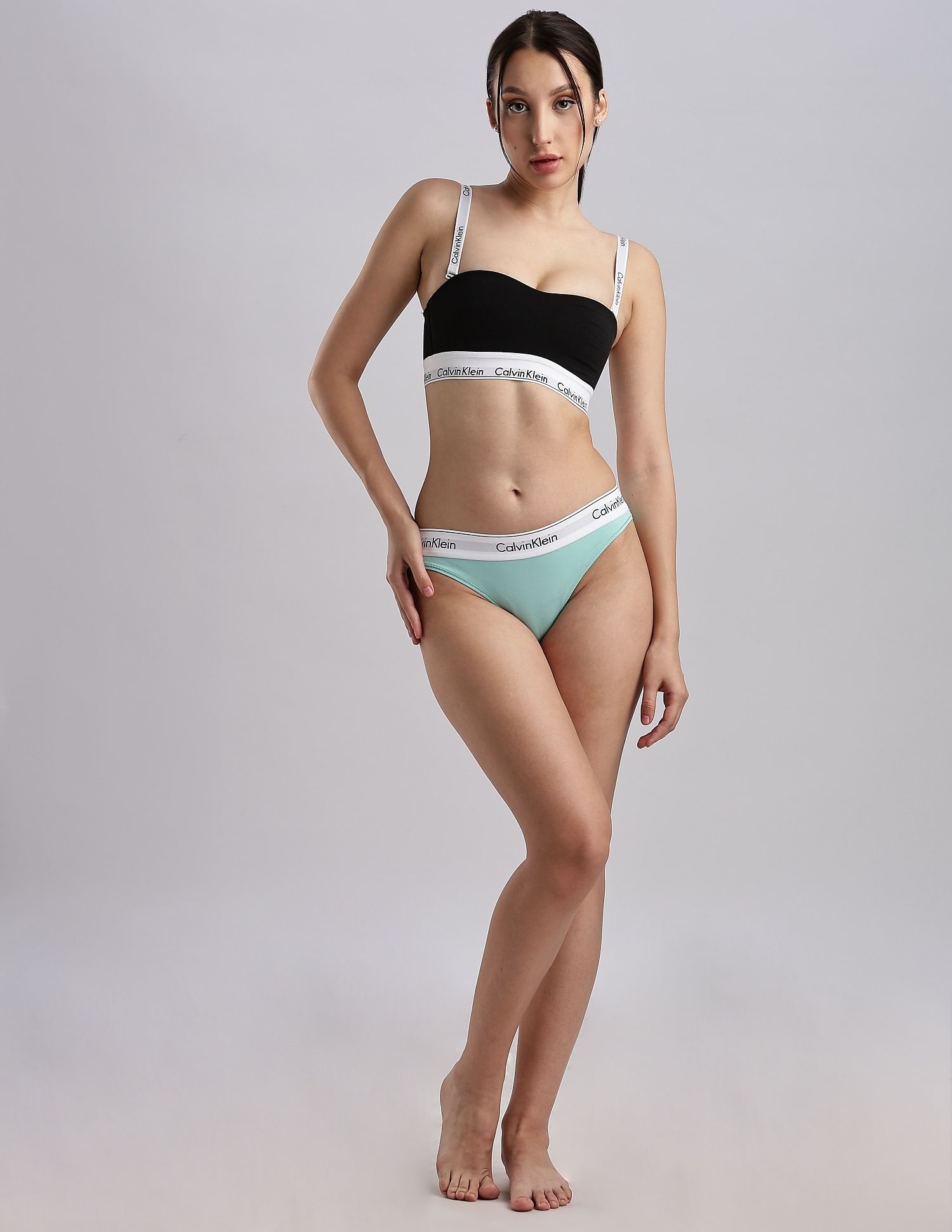 Calvin Klein Underwear Womens Blue Solid Panties