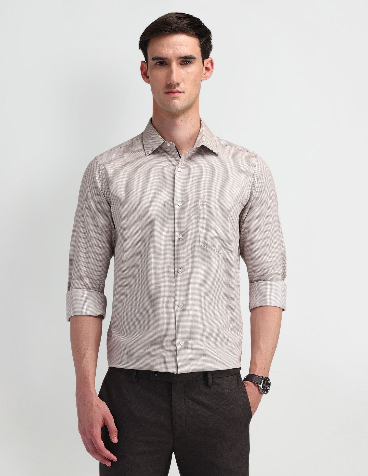 Arrow Liberty Classic Fit Cotton Shirt
