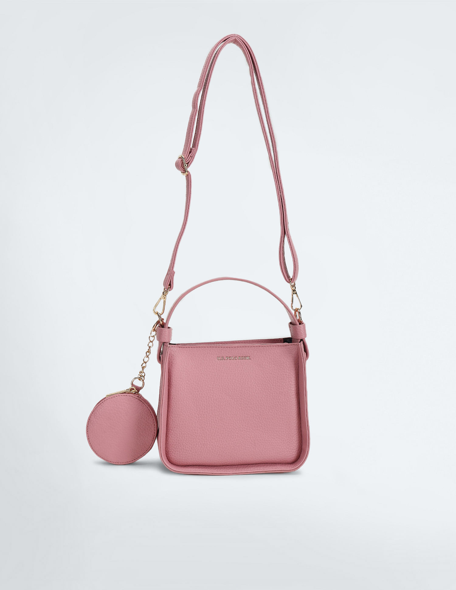 U.S. Polo Assn. Women City Girl Textured Sling Bag