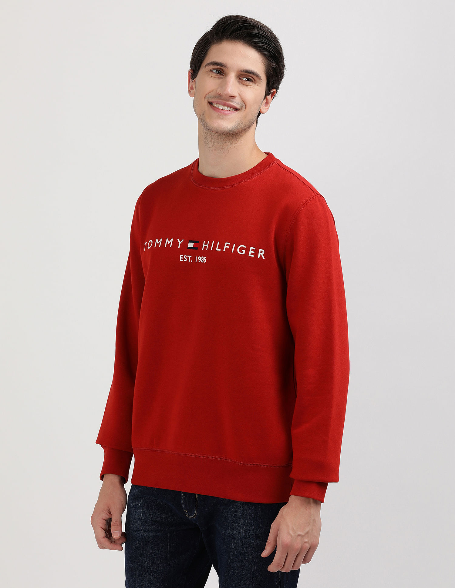 Tommy Hilfiger Organic Cotton Embroidered Sweatshirt