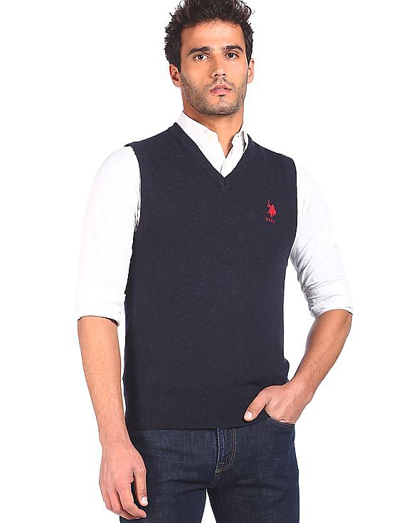 Polo sleeveless outlet sweater