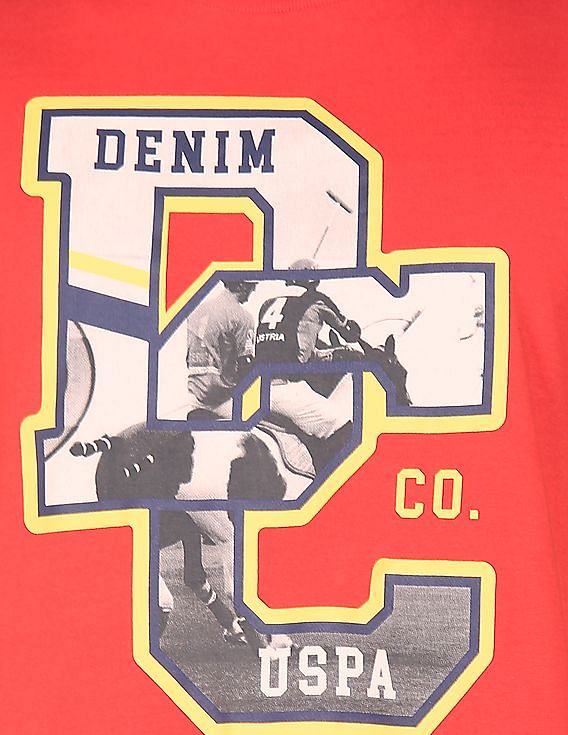 U.S. Polo Assn. Denim Co. Crew Neck Graphic Print T-Shirt