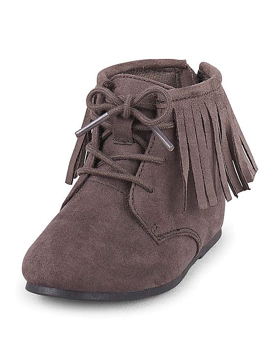 Baby girl clearance fringe boots