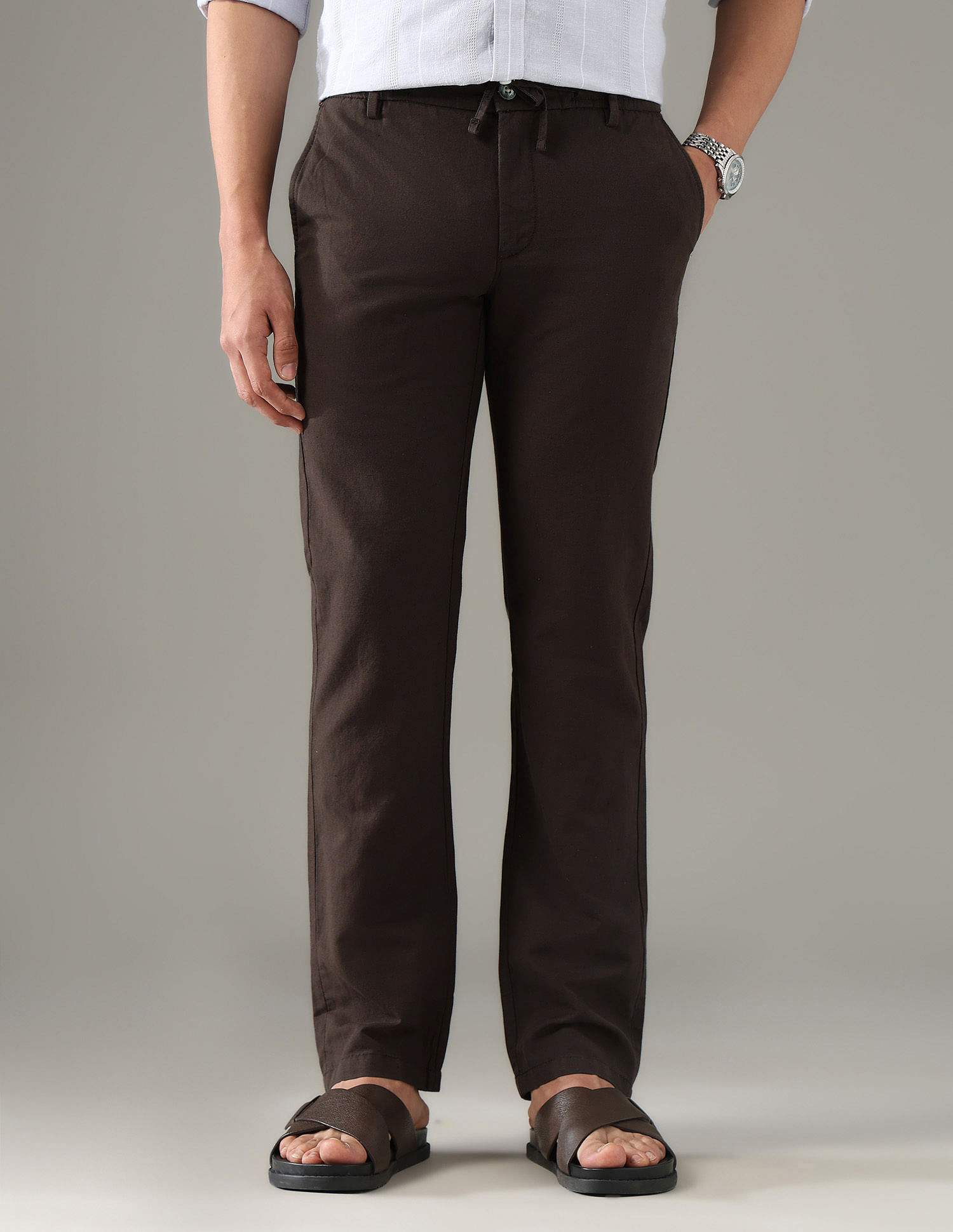 Arrow Sport Solid Spring Sorbet Trousers
