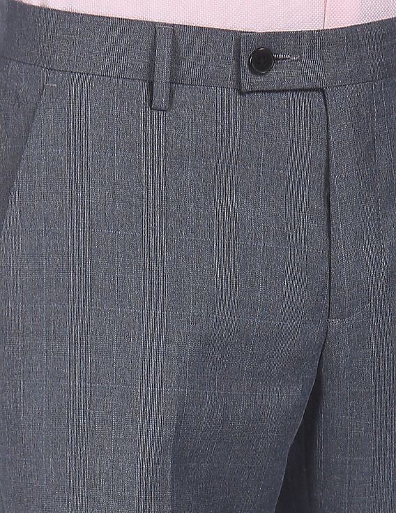 Wool Low Rise Cigarette Trousers | Thom Browne