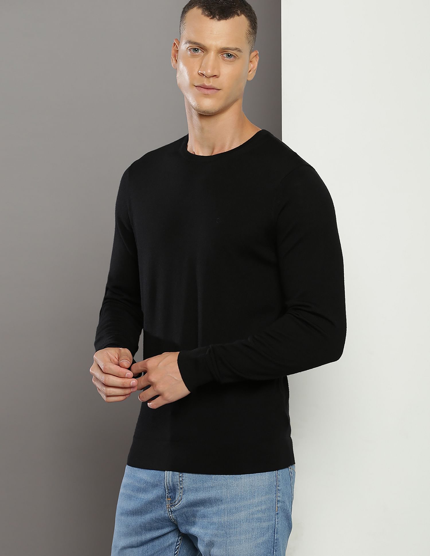 Calvin Klein Crew Neck Merino Sweater