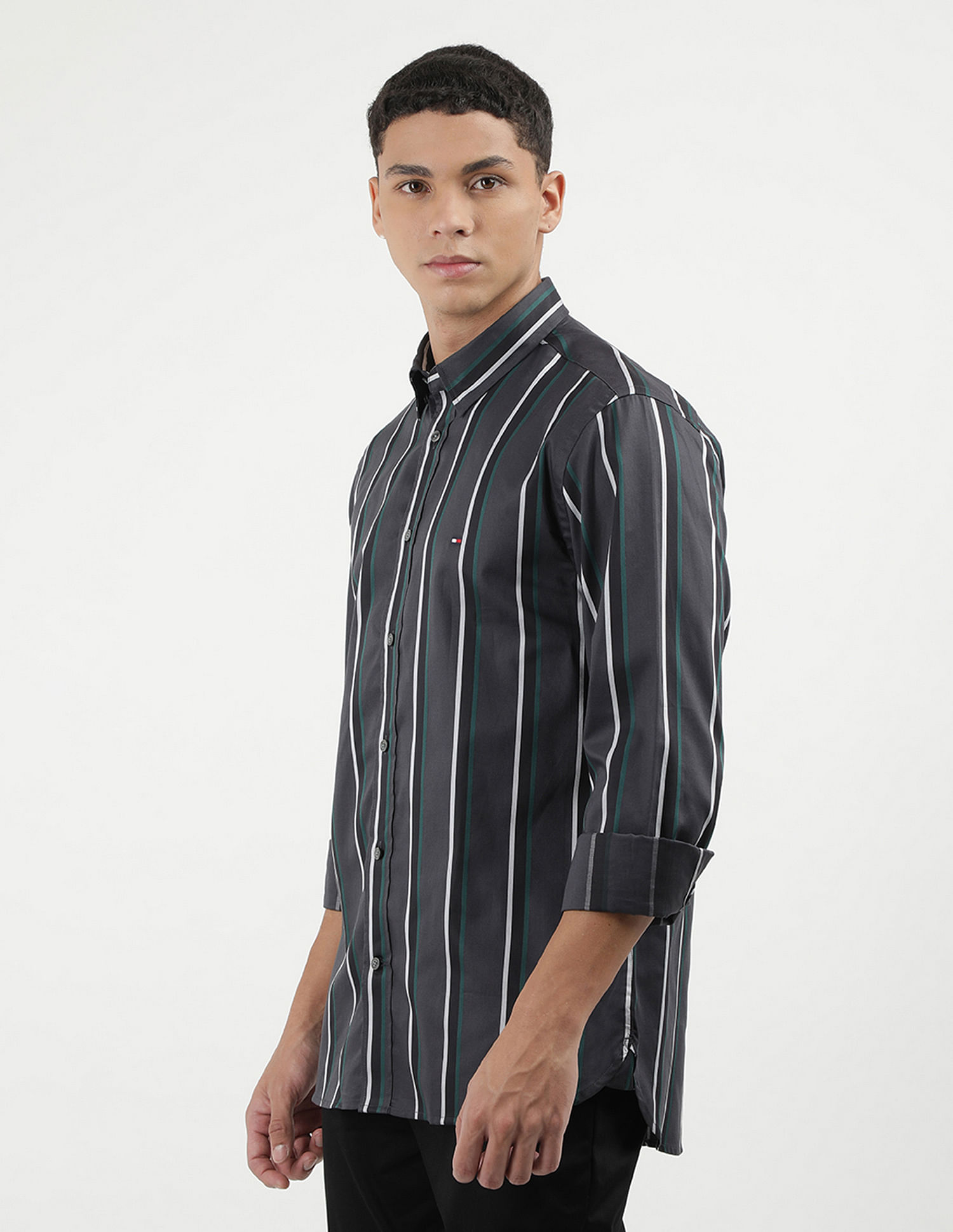 Tommy Hilfiger Vertical Stripe Oxford Shirt