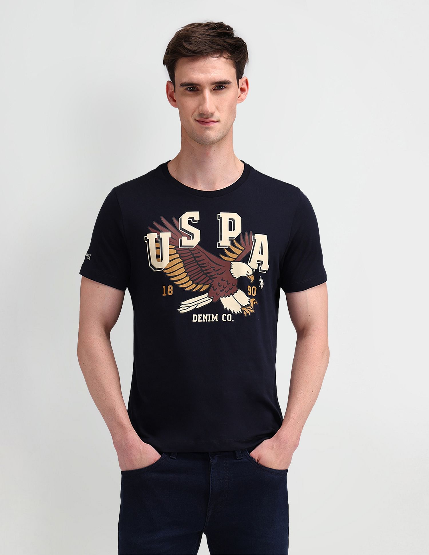 U.S. Polo Assn. Denim Co. Muscle Fit Printed T-Shirt