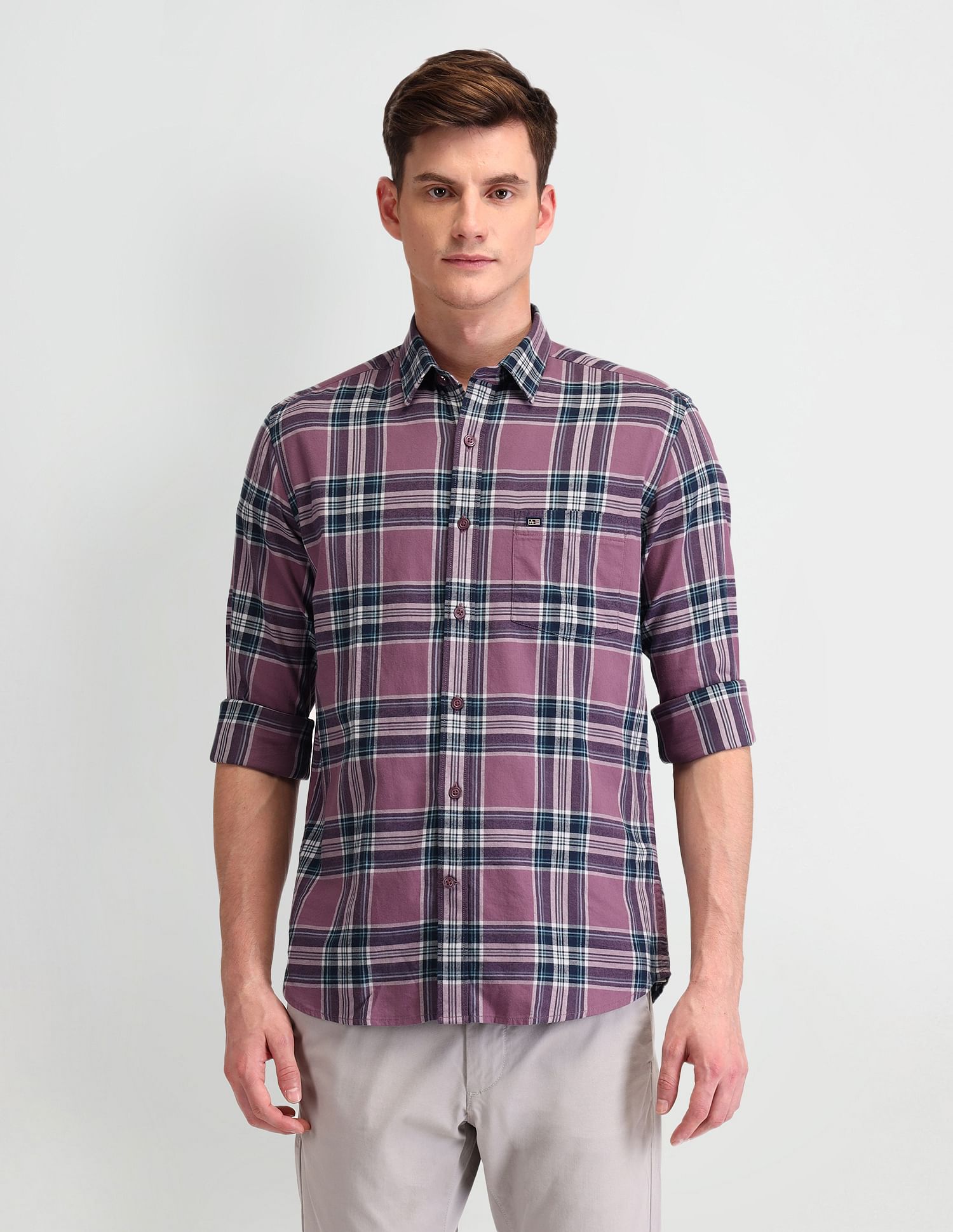 Arrow Sport Slim Fit Cotton Shirt