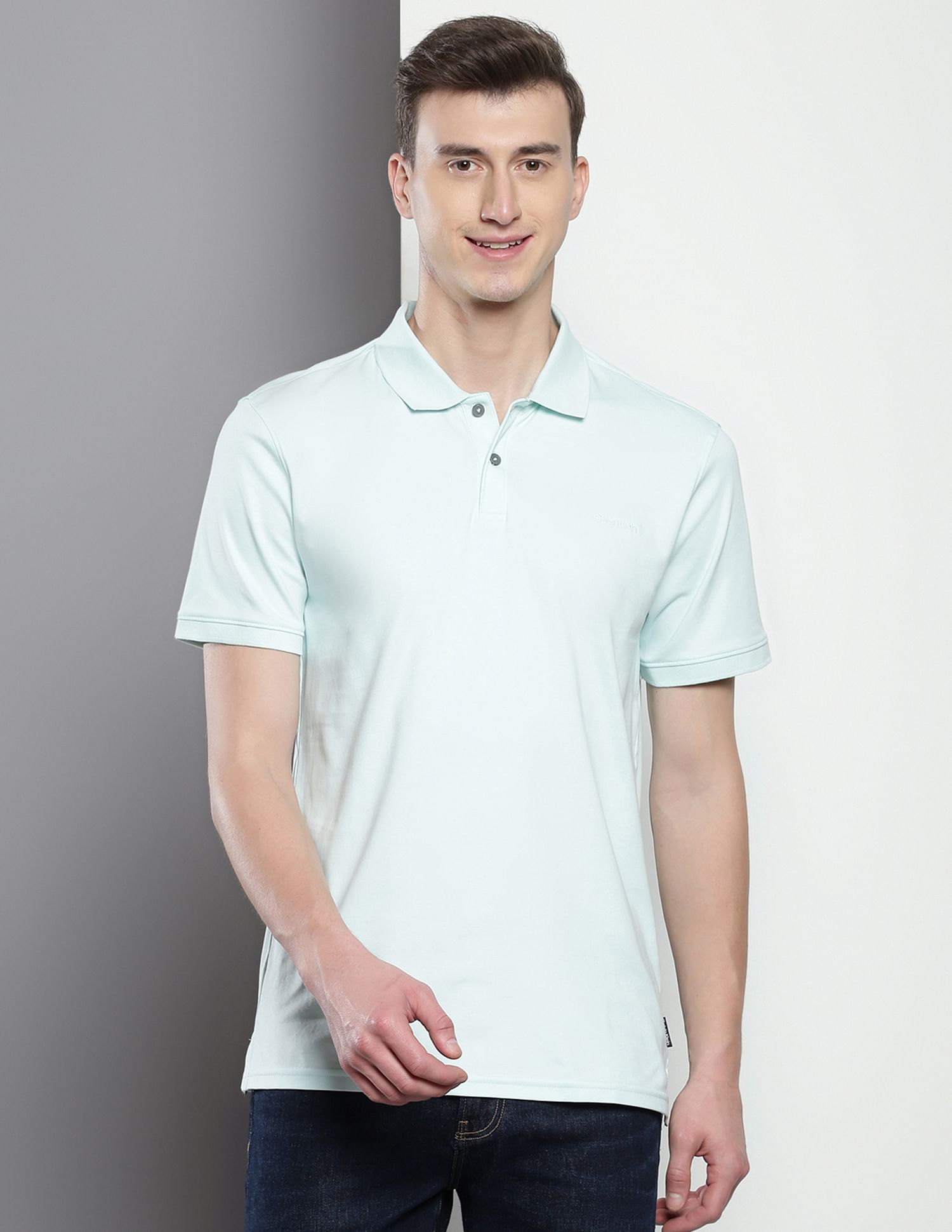 Calvin Klein Pure Cotton Liquid Touch Polo Shirt