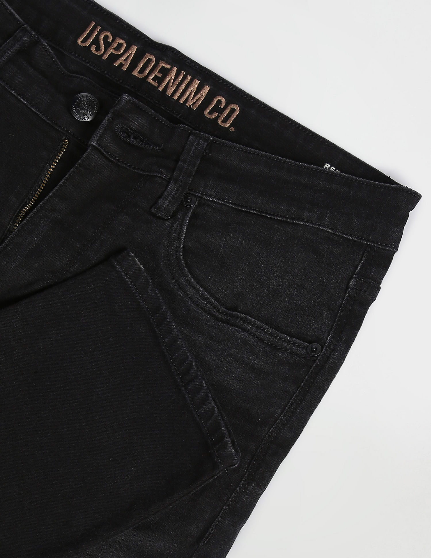 U.S. Polo Assn. Denim Co. Regallo Skinny Fit Black Jeans