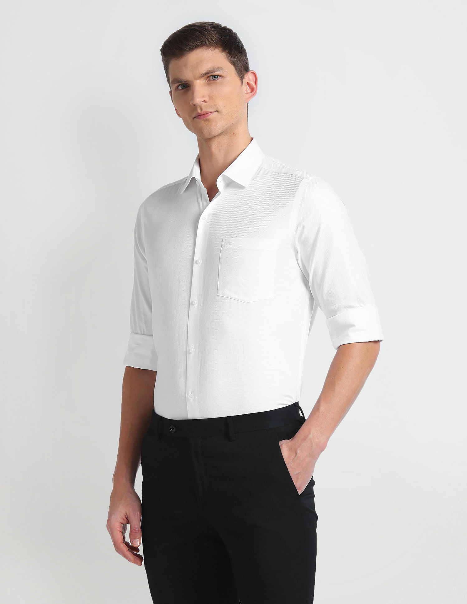 Arrow Iconic Slim Fit Cotton Shirt