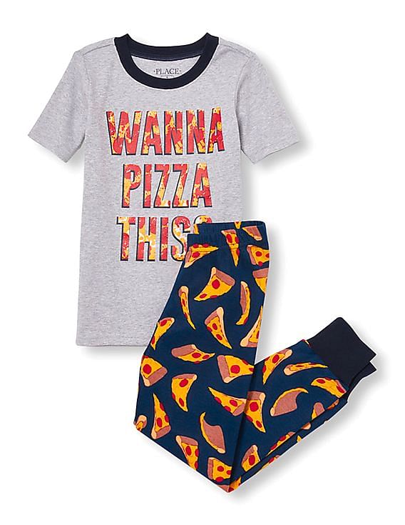 The Children's Place Boys Boys Top and Pants Pajama Set 