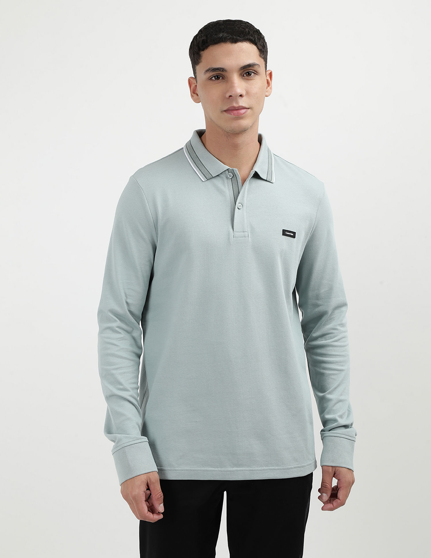 Calvin Klein Jeans Solid Regular Fit Polo Shirt