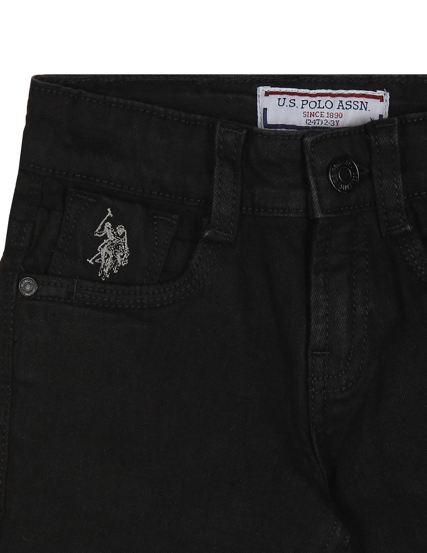 Buy U.S. Polo Assn. Kids Mid Rise Rinsed Bootcut Jeans NNNOW