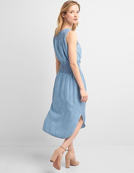 lynsey midi dress black Black Polka Dot Ruffle Lyndsey Midi Dress