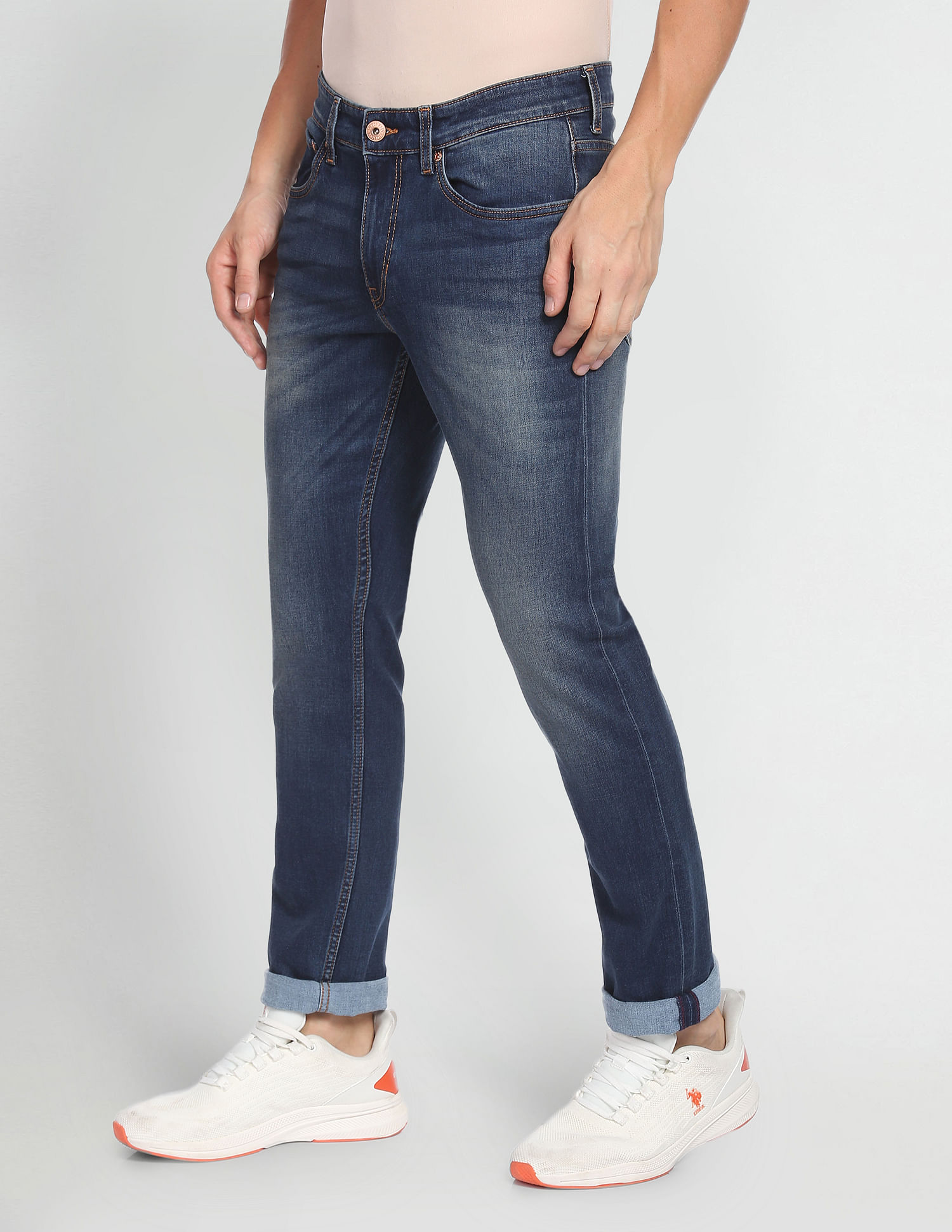U.S. Polo Assn. Denim Co. Brandon Slim Tapered Fit Blue Jeans