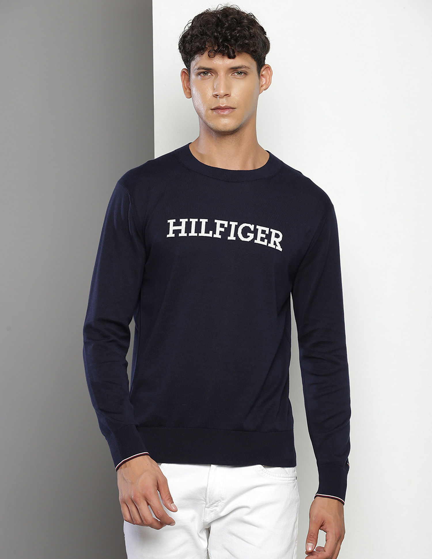 Tommy Hilfiger Crew Neck Cotton Sweater