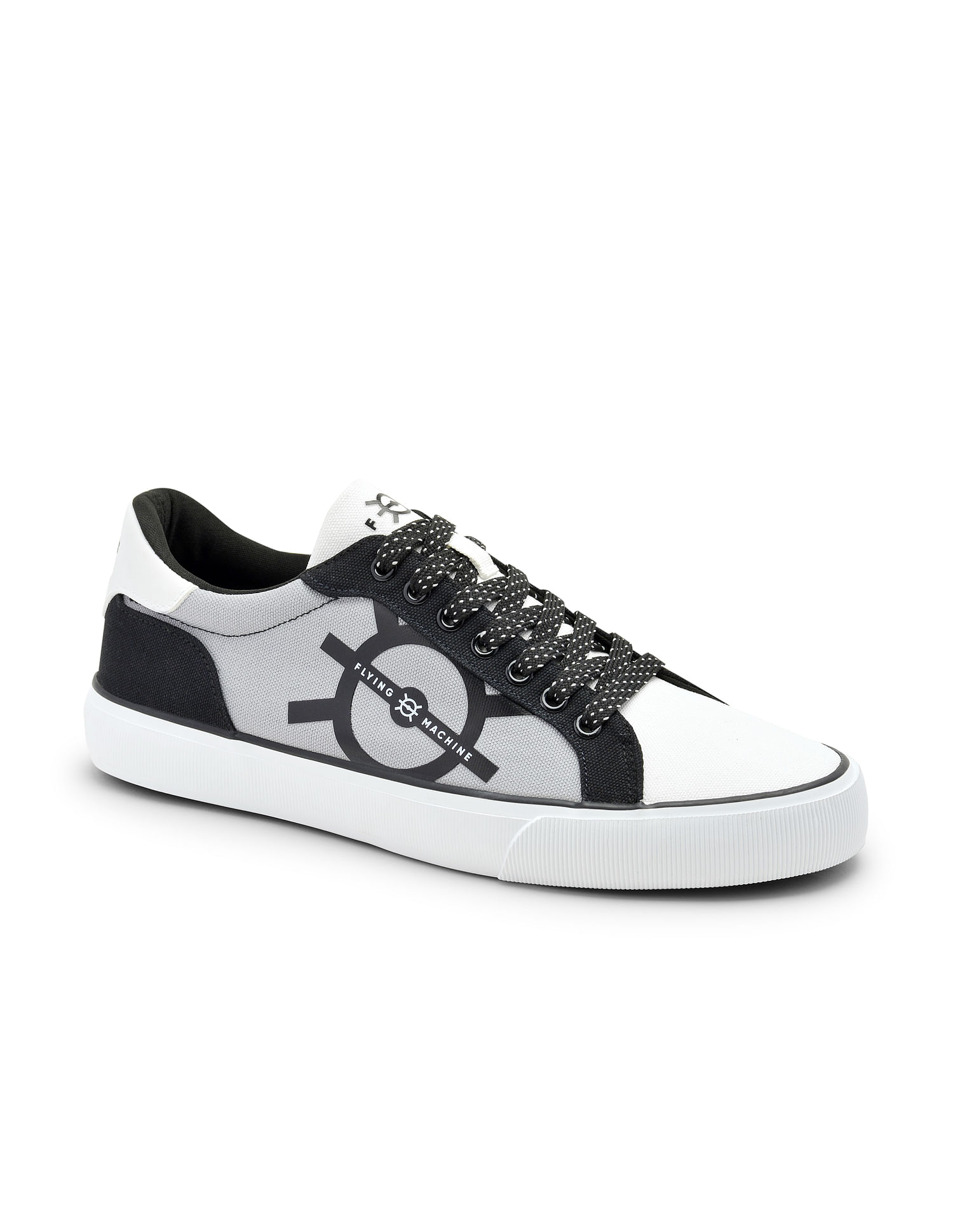 Flying Machine Printed Canvas Jaden Sneakers