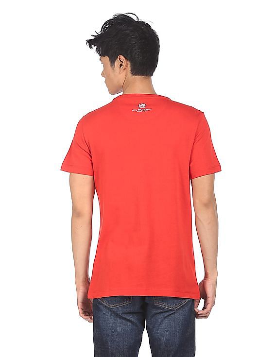 U.S. Polo Assn. Denim Co. Round Neck Cotton T-Shirt