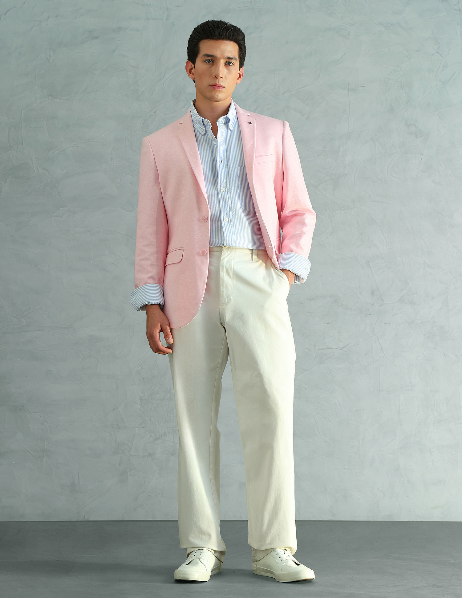 Arrow Slim Fit Smart Knit Blazer