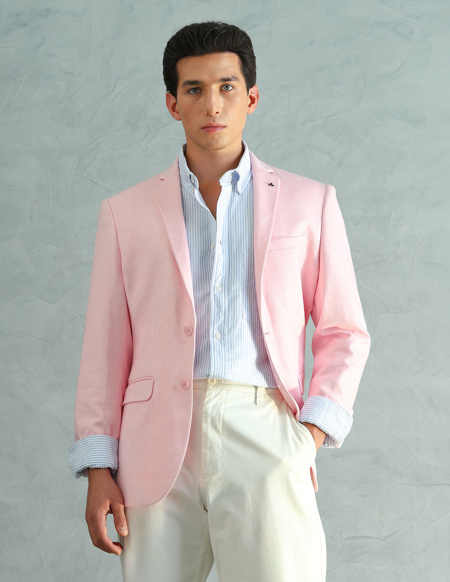 Arrow Slim Fit Smart Knit Blazer