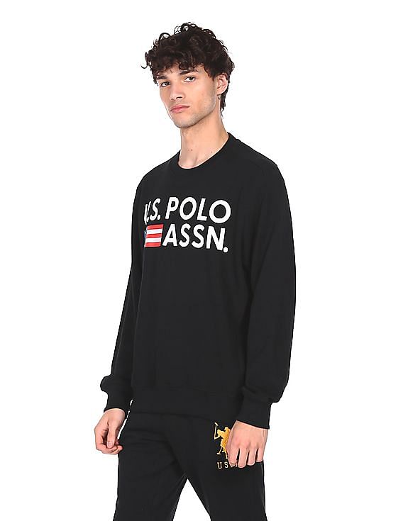 U.S. Polo Assn. Denim Co. Crew Neck Brand Print Sweatshirt